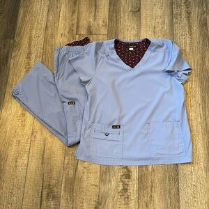 Koi Ceil Blue Scrub Set